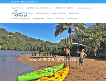 Tablet Screenshot of kayak-sa.co.za
